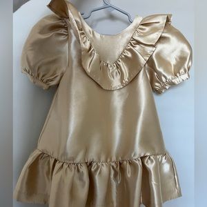 Janie and Jack gold dress